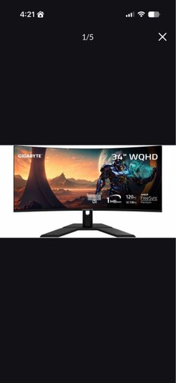 GIGABYTE - G34WQC A 34" Curved Monitor WQHD 144Hz