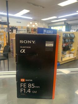 Sony 85 1.4 GM