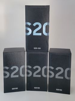 4 Samsung galaxy s20 box only and manual