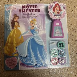 Disney Princess Movie Theater Projector and Book