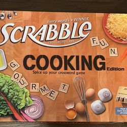 Scrabble Crossword Game 2011 Cooking Edition Complete