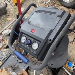 Non Working Mower, Pressure Washer And Air Tank