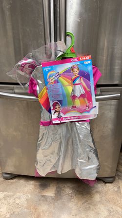 New girls rainbow ranger costume 4-6 $10