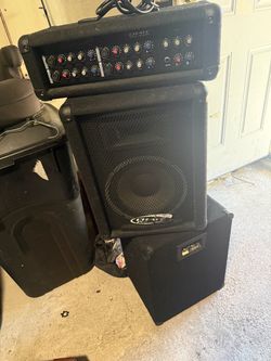 Public address audio equipment
