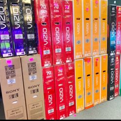 50-86 Tv LED Smart 4k Hdtv 6 Month Warranty Free Delivery  $298-$1198