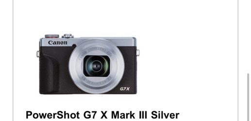 Canon PowerShot G7 X Mark III Silver