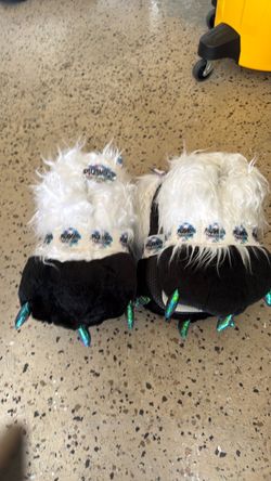 Monster slippers