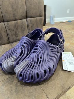 Men's Salehe Bembury X Crocs The Pollex Clog SZ 11 Ube Purple Sandals