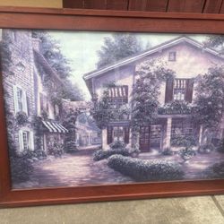 Country Cabin Framed Picture
