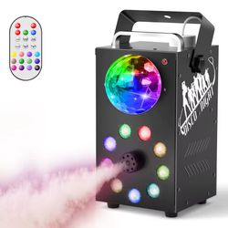 700W Smoke/Light Machine Wireless Remote Control Effect Fogger 3in1 LED RGB
