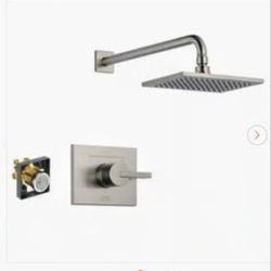 *NEW* Delta Vero Single Handle 1-Spray Raincan Shower Faucet 2.5 GPM with Pressure Balance