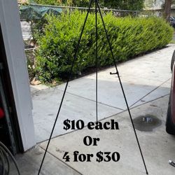 Easel Stand for Display Portable Foldable Metal Easel, Easels for Signs Wedding Logos ,Arts, Painting,Adjustable Floor Easels with Storage