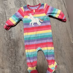 6 Month Fleece Baby Pajamas 