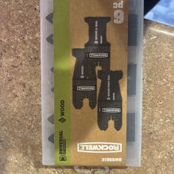 Rockwell® Sonicrafter® Oscillating Multi-Tool End Cut Saw Blade Set - 6 Piece