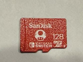 Red Nintendo Switch OEM MicroSD  128GB  $15