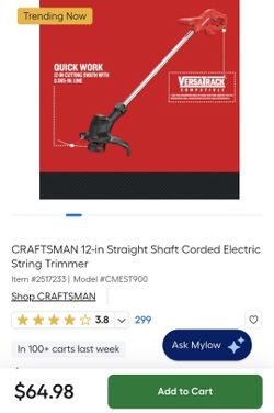 Brand New Craftsman Weed Trimmer