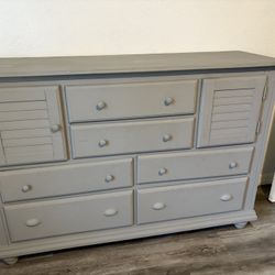 6 Drawer 2 Cubby Dresser With Mirror