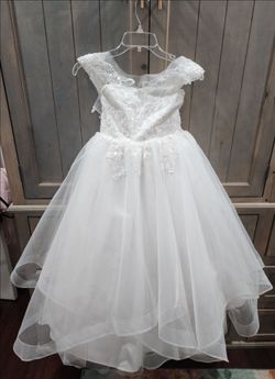 First Communion Dress Custom Made. Used once practically new.