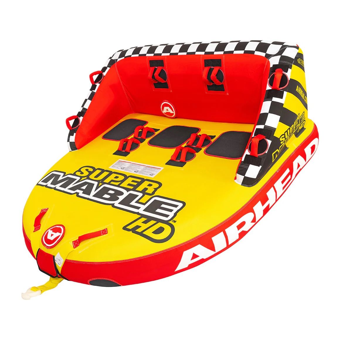 Airhead Super Mable HD AHMH-2225 3-Person Towable Boating Tube, Tough Material