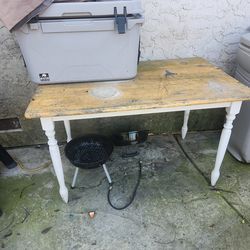 Free table  needs lots of love