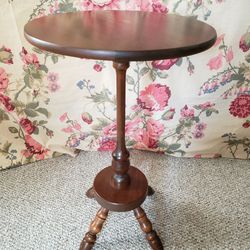 Solid Wood Accent Table Plant Stand