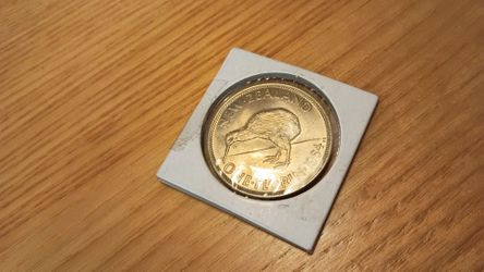 1964 florin new Zealand coin brilliant uncirculated