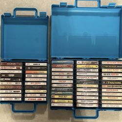 Lot of 56 Country Music Cassettes & Cases Garth, Tractors, Mavericks, Toby Keith