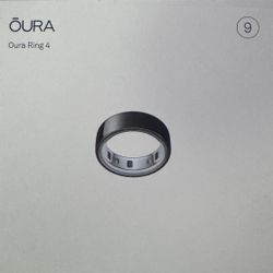 Oura Ring 4 black size 9