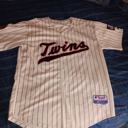 Minnesota Twins Throwback Baseball Jersey Sz 52