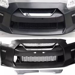 Fits 09-22 Nissan R35 GTR Upgrade 09-16 to 17-22 Front Bumper Cover Conversion