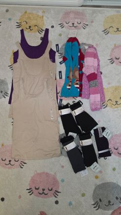 New tank tops and knee socks