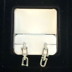 Moissanite 0.75 CTW 925 Sterling Silver Earrings