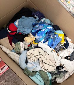 Baby boy clothes- one giant box- LIKE NEW