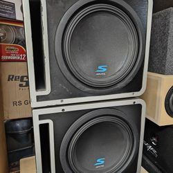 Alpine Type S Halo 12 Subs In Ported Boxes