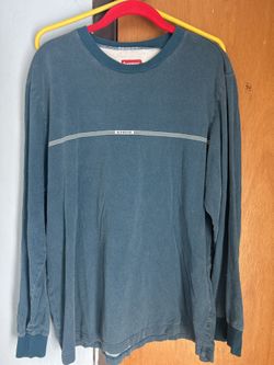 Supreme Blue Classic Stripe Long Sleeve