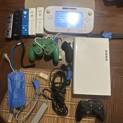 Wii U Console With 10 Games And Extra Controllers