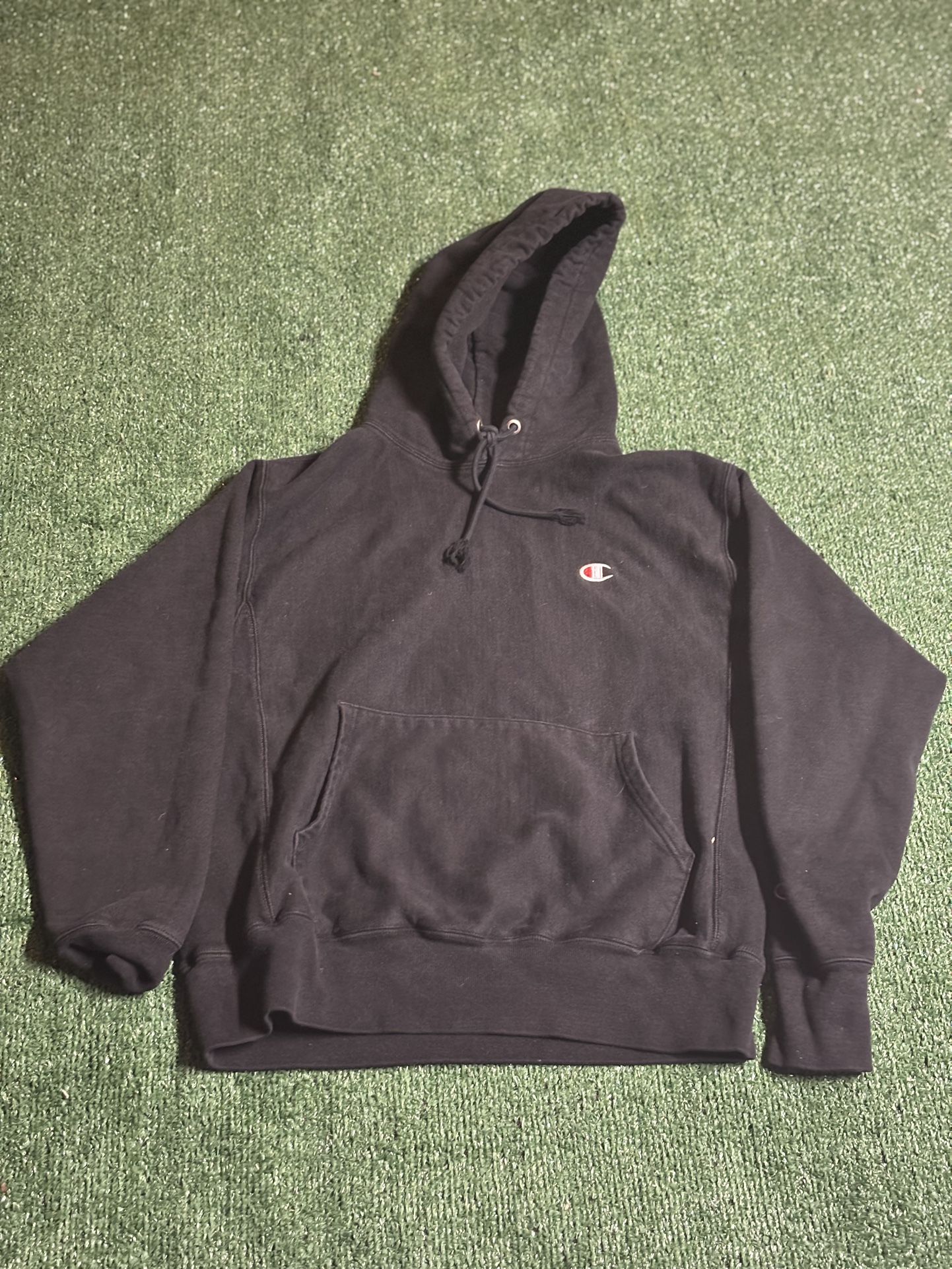 Vintage Champion Logo Hoodie