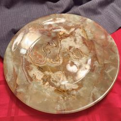 Solid Multi Colored Onyx Display Plate
