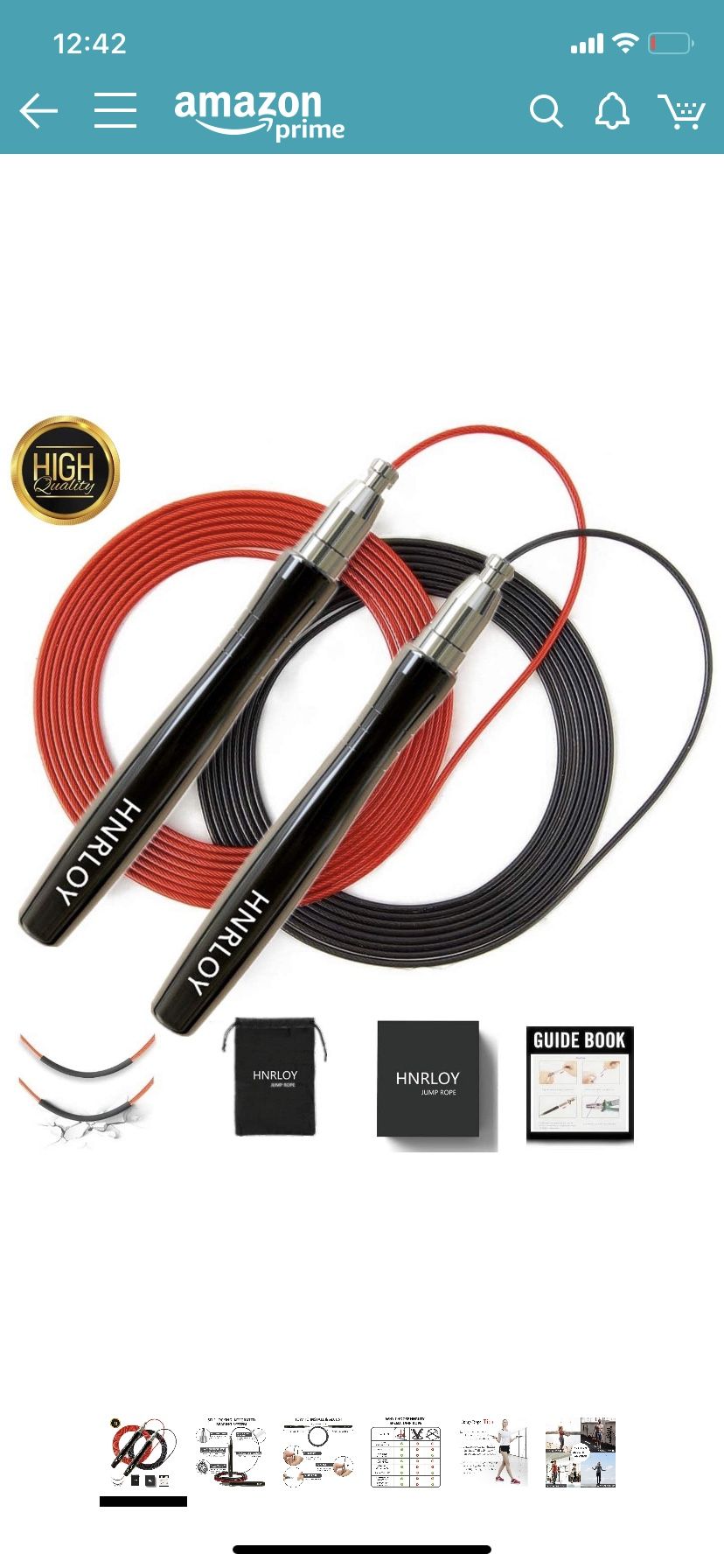 Fitness speed jump rope with 2 cables