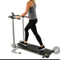 Sunny Health and Fitness Manual Walking Treadmill