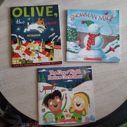 Christmas Books All 3 For $5- Gently Used