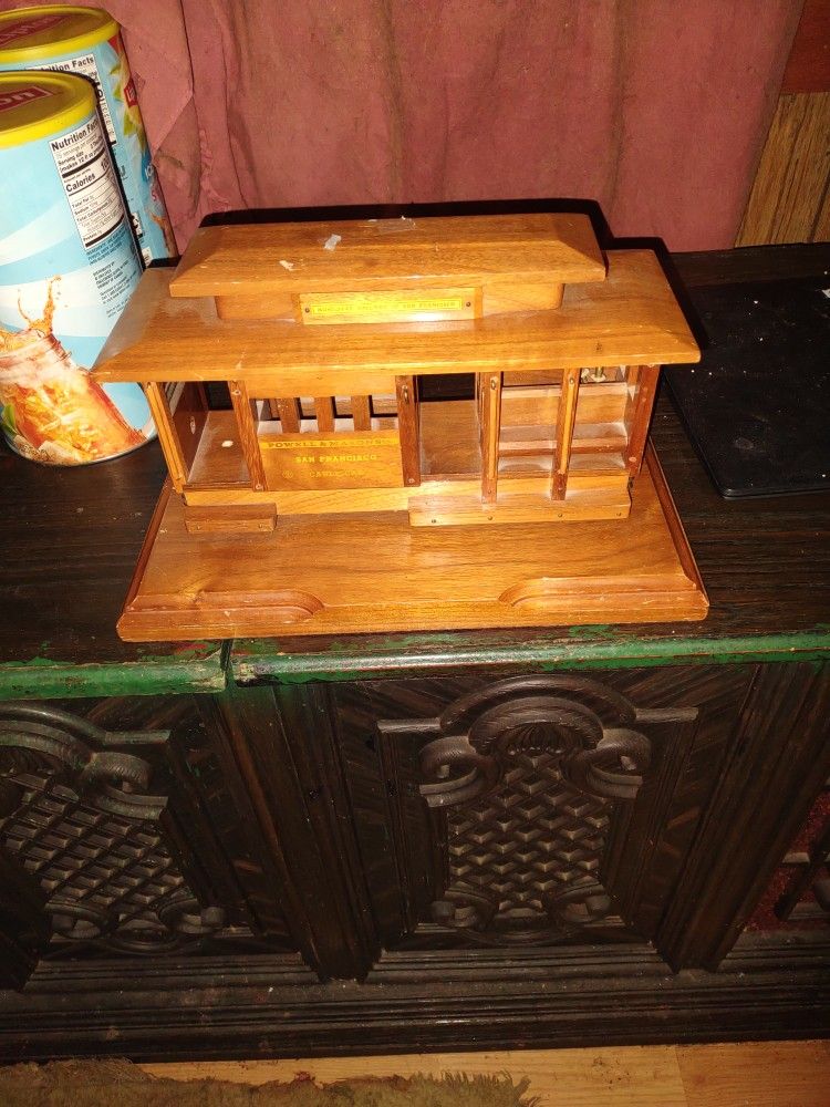 Vintage. Wooden Cable Car