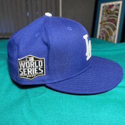 2020. WORLD-SERIES. DODGERS. 7 1/2. OFFICIAL ON-FIELD CAP. $22.