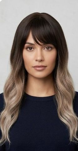 Haircube Loni Ombre Light Brown Glueless Wavy Wig LC303-1