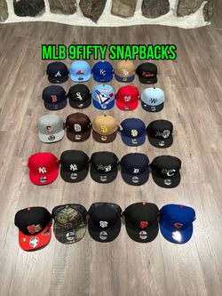 MLB New Era Astros, Braves, Giants , Padres , A’s , Brewers, Yankees Many More Teams 9fifty and 9fifty A frame SnapBack Hats