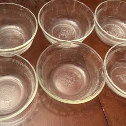 Large Bowls, Ice cream/parfait Cups, Ramekin , Pyrex etc