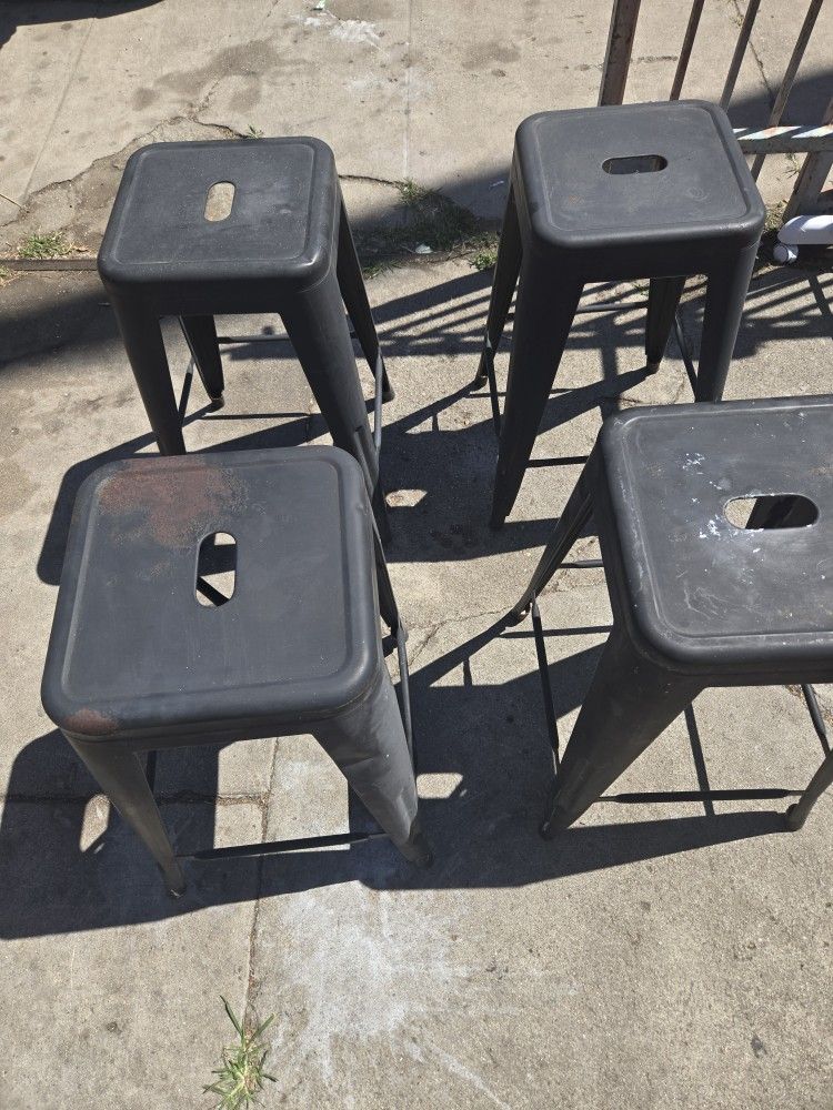 Heavy Duty Metal Stools Make Offer Iron