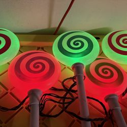 Lollipop pop Candy Outdoor Lawn Christmas Lights - 2 sets - Simi Valley