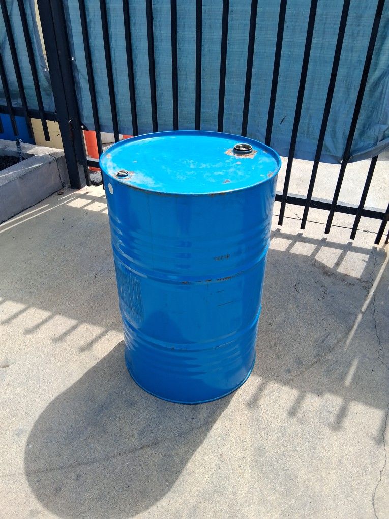 55 Gal Steel Barrel BBQ Grill Smoker Food Grade Barrels