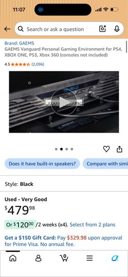 Gaems portable gaming monitor